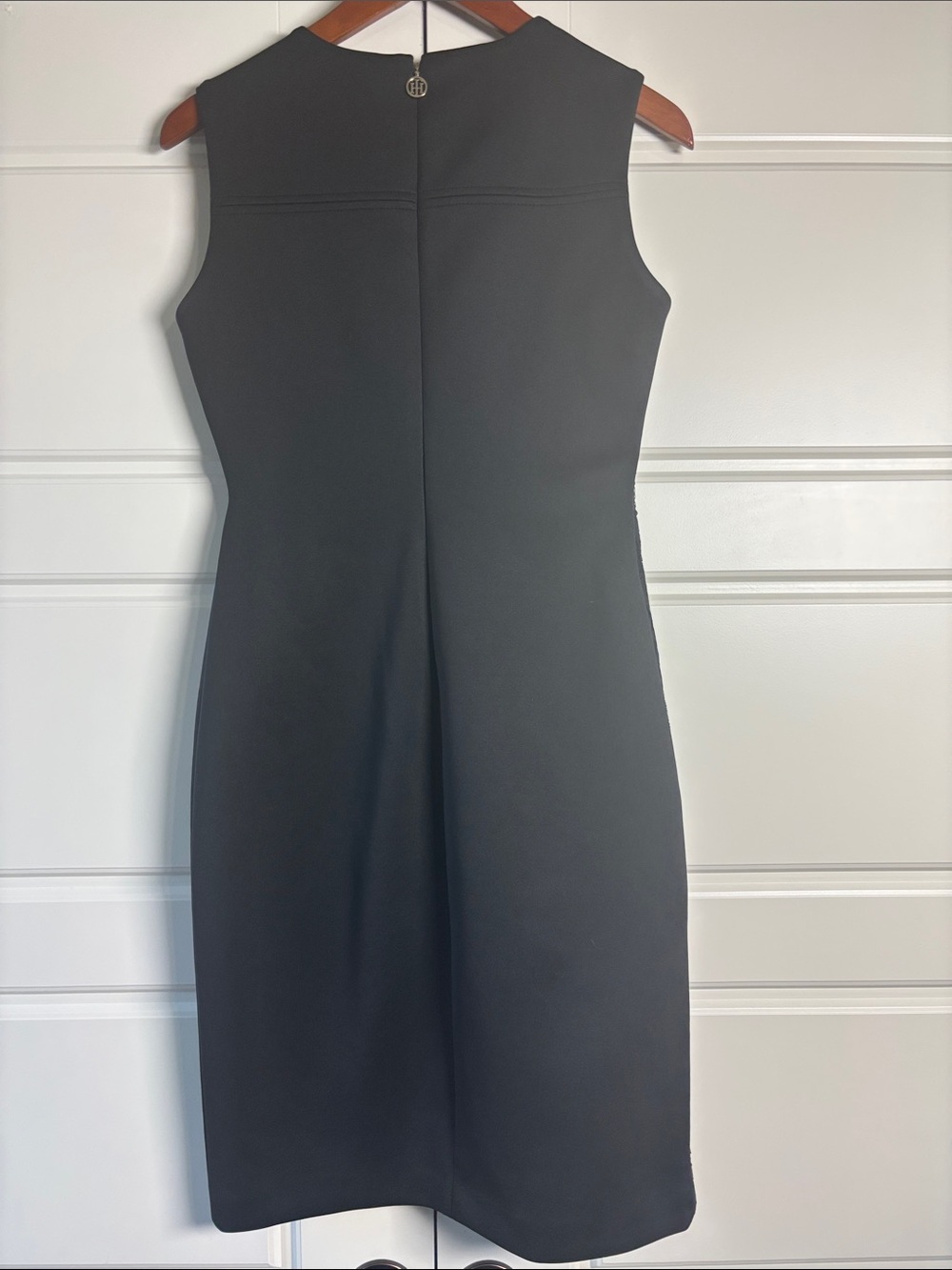 Tommy Hilfiger Lace Asymmetrical Lace Sheath Cocktail Dress - Picture 7 of 7